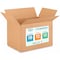 Idl Packaging 18 in x 12 in x 12 in Shipping Box, Kraft, Corrugate, Single Wall, 200#, 5 PK B-181212-5 - alternate 1